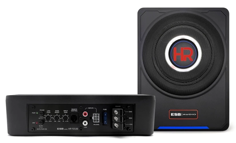 Subwoofer Auto Activ ESB HR 10 US – Bass Puternic, Montaj Sub Scaun, 260W [3]