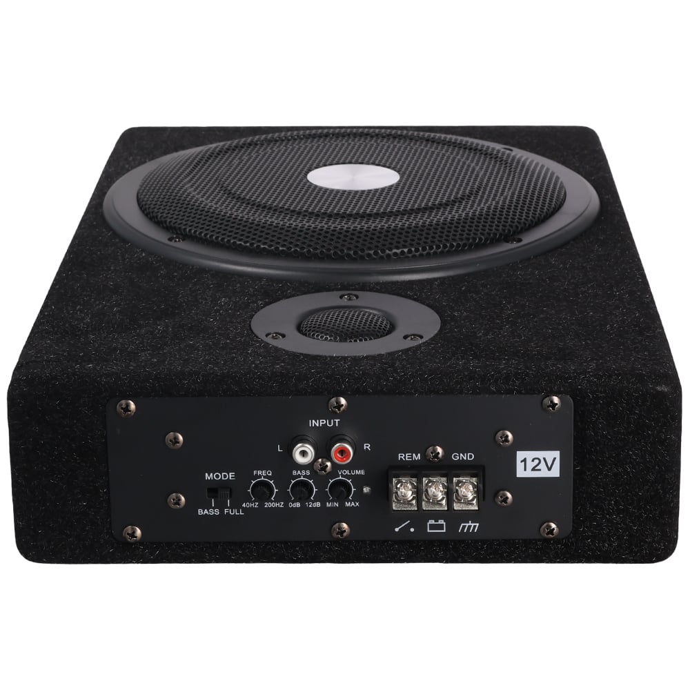 Subwoofer auto activ, slim 8 inch 600W–Bass puternic, design ultra-subțire pentru spații reduse [9]
