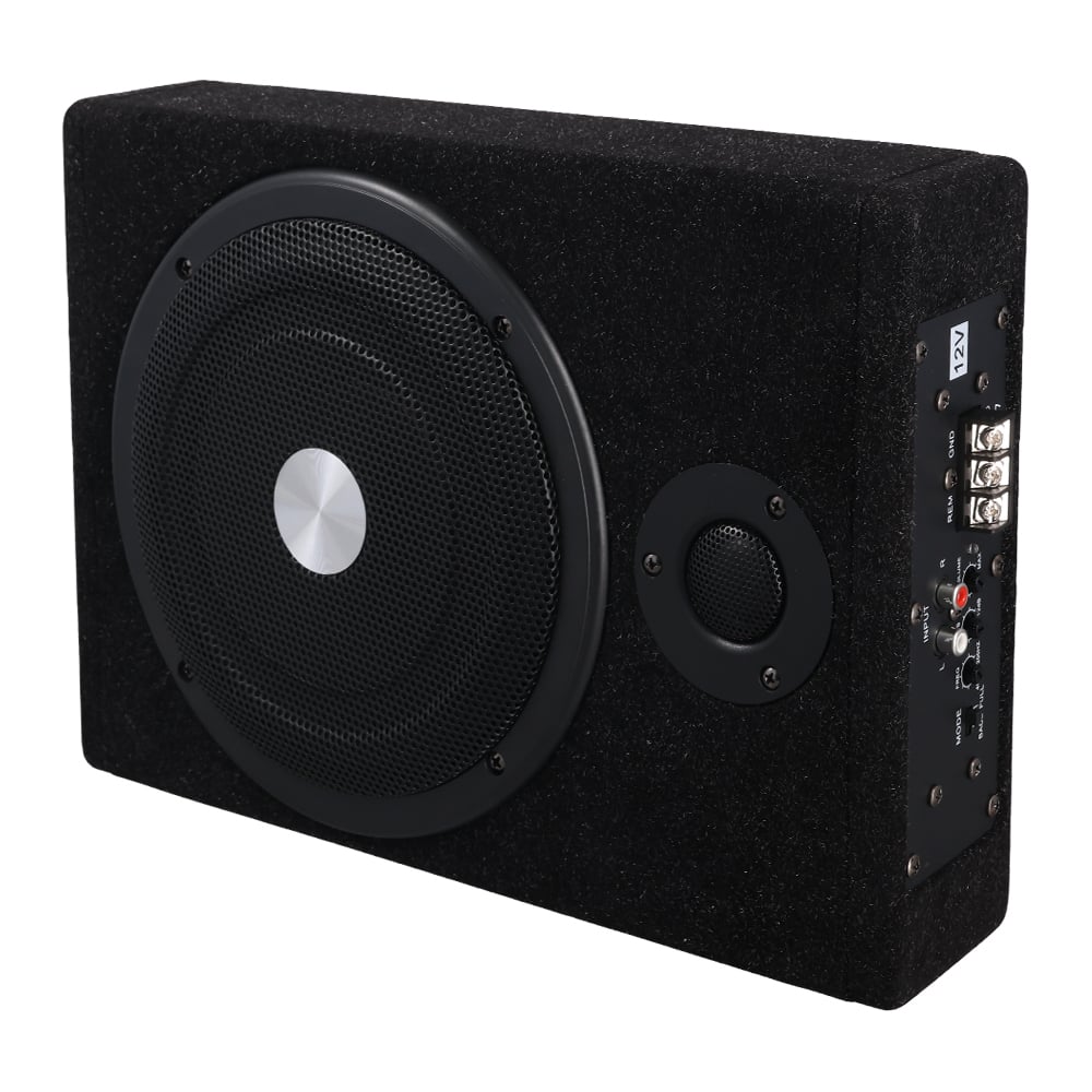 Subwoofer auto activ, slim 8 inch 600W–Bass puternic, design ultra-subțire pentru spații reduse [4]