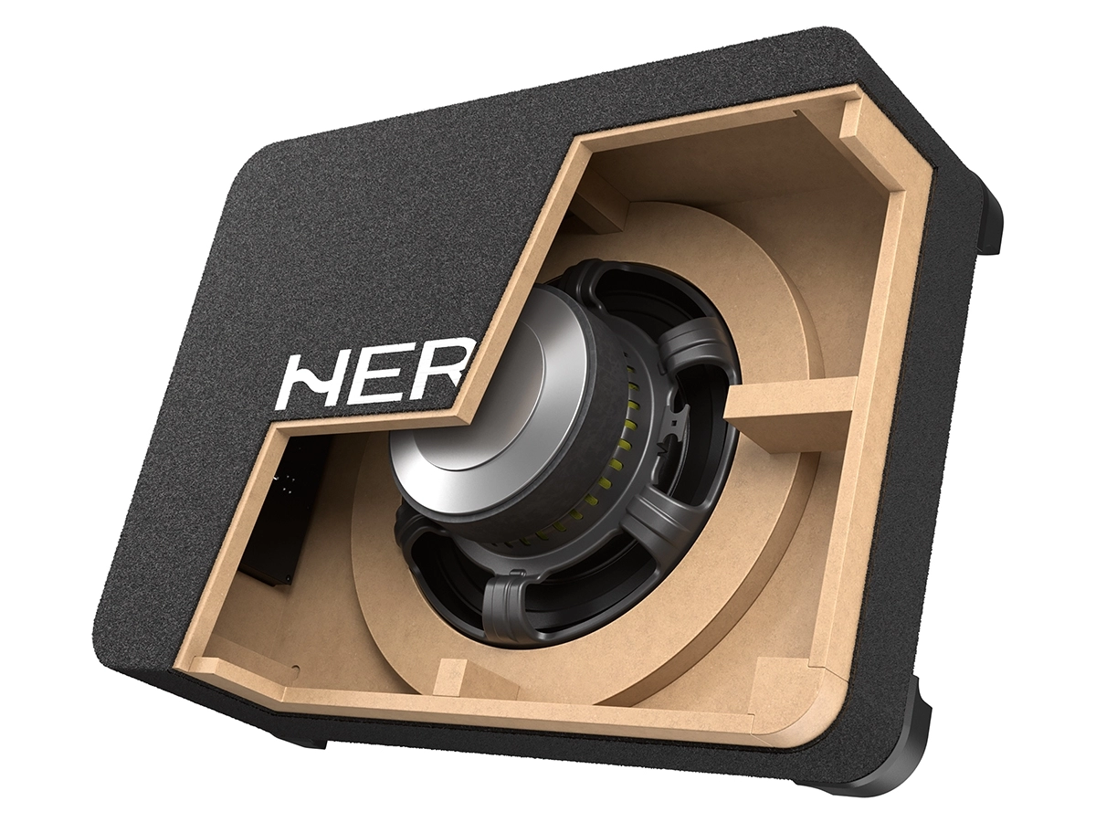 Subwoofer Auto Activ Hertz Cento CBA 250.10 - Bass Puternic și Claritate Audio, 250MM, 500W, Statie Încorporată [2]