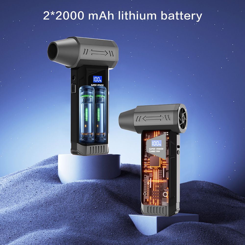 Suflantă Electrică Portabilă (Air Duster) | Motor Brushless 110.000 RPM | 4 Trepte & Display LCD [3]