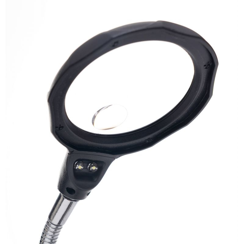 Suport Lupă de Lipit cu LED – "A Treia Mână" [5]