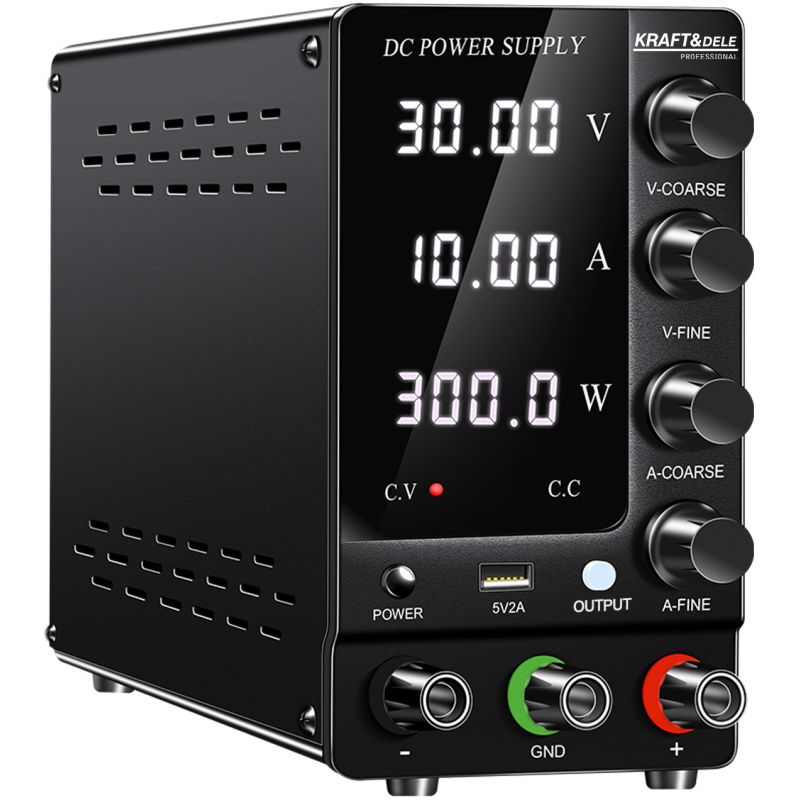 Sursa de alimentare Reglabila, 0-30V/0-10A, 300W, interfata USB, protectie suprasarcina, sistem racire inteligent, negru [3]