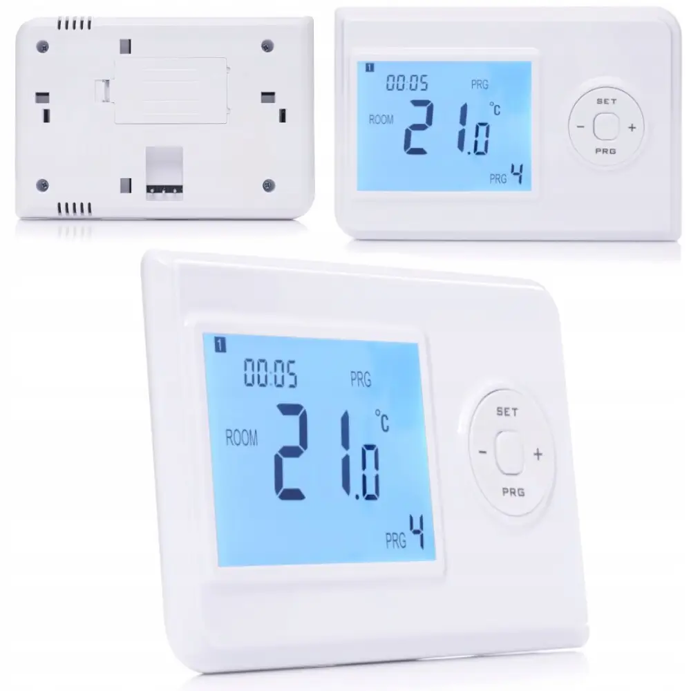 Termostat cu Regulator, 0.5A - Control Inteligent pentru Sisteme de Încălzire, Programabil 7 Zile [2]