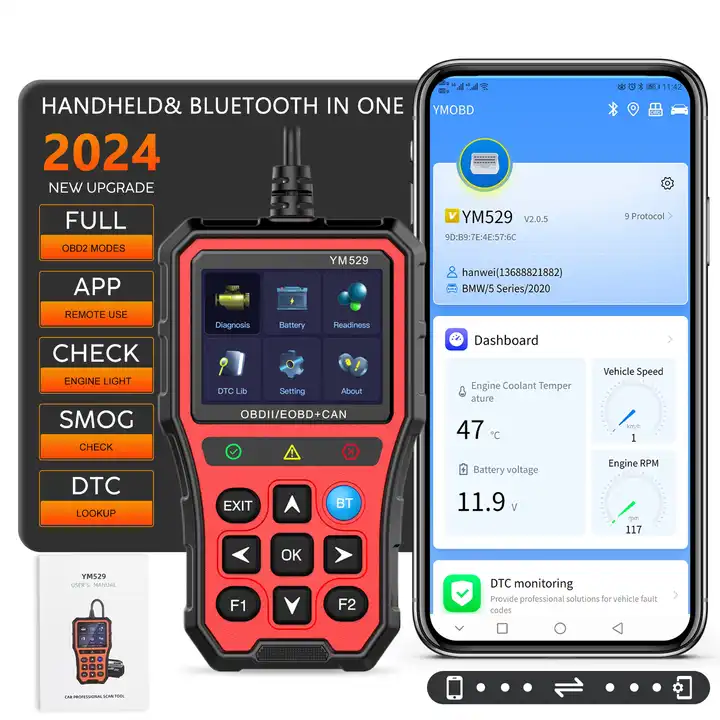 Tester Universal OBD, Profesional 2024, IPS ECU APP OTA [2]