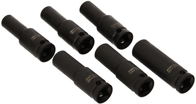 Trusa Chei tubulare de impact 1/2", 16 piese, 10-32 mm, în cutie metalică – rezistență industrială [4]