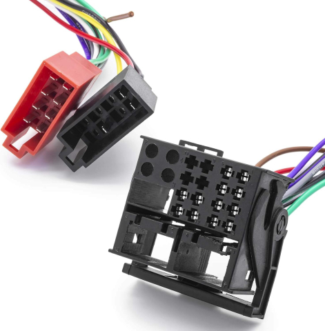 PROMOTII % - Mufa Adaptor Radio navigatie Auto ISO la QuadLock, Instalare Plug & Play pentru Volkswagen, Ford, BMW și Opel