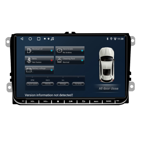 Navigație Auto 2+32GB, Android 13 cu CarPlay & Android Auto Wireless – 9 inch HD, DSP, GPS, Bluetooth – Compatibil VW, Skoda, Seat [6]
