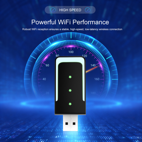 Adaptor USB A/C CarPlay & Android Auto Wireless – Transformă conexiunea cu cablu în conexiune wireless, Plug & Play [1]