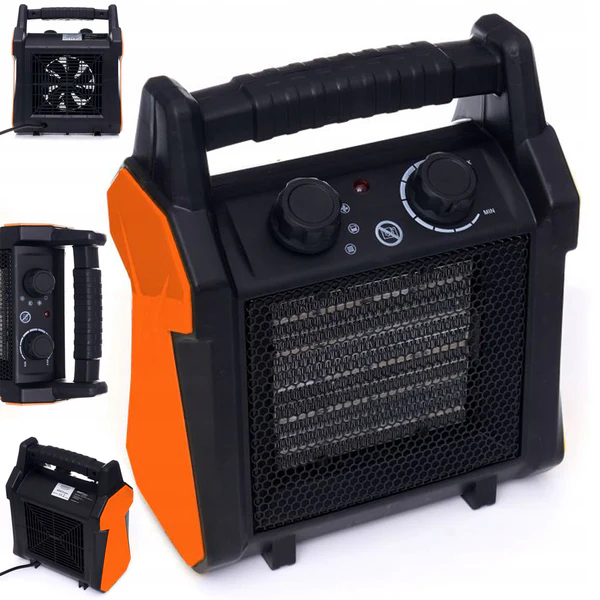 Aeroterme - Aeroterma electrica 2,5 kW, 3 trepte de putere, 220V - Eficienta ridicata pentru incalzirea rapida