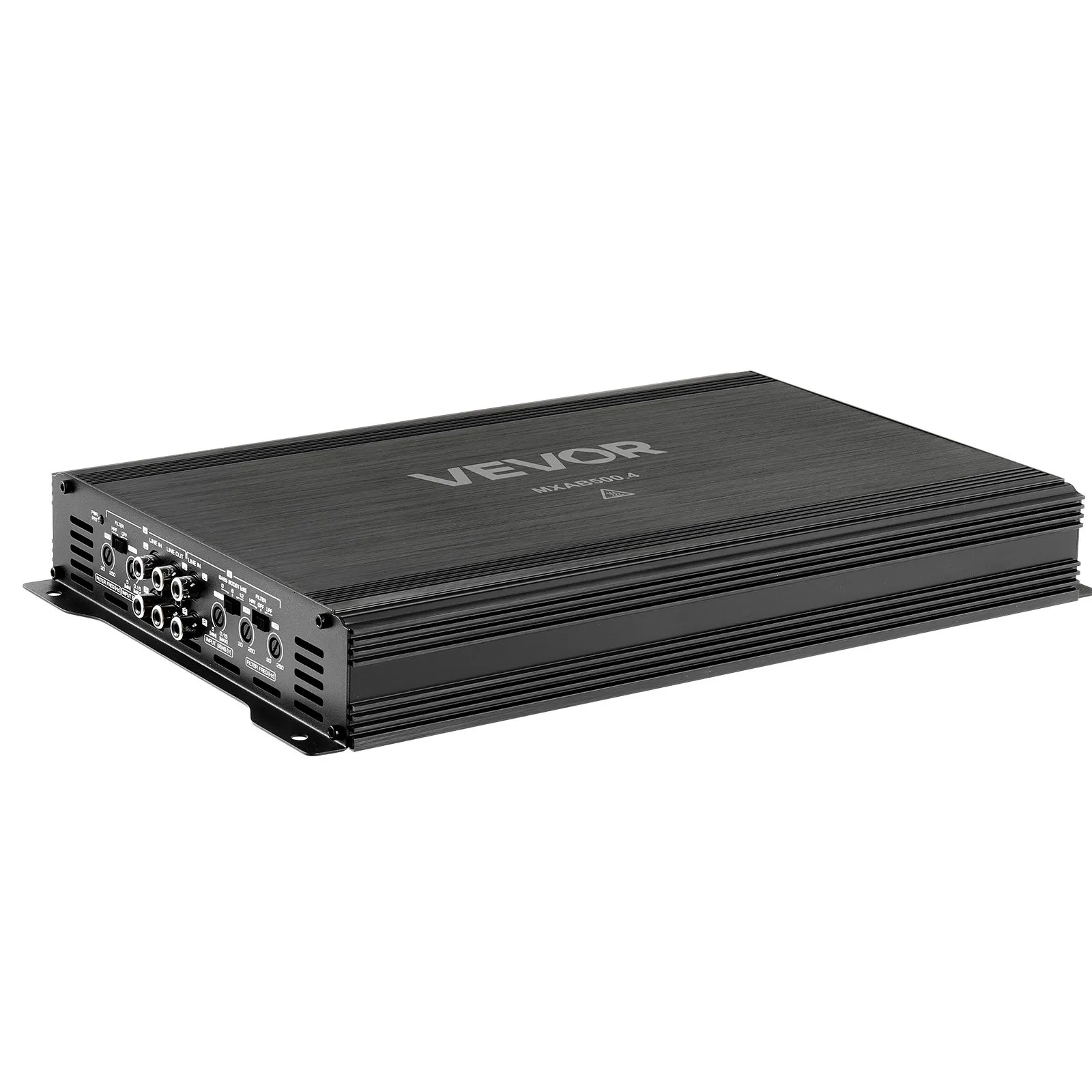 Amplificator audio auto, amplificator auto cu 4 canale, amplificator stereo multicanal clasa AB, max. 4 x 250W la 4 ohmi / 4 x 500W la 2 ohmi, putere mare, pentru SUV-uri, camionete și vehicule off-ro [2]