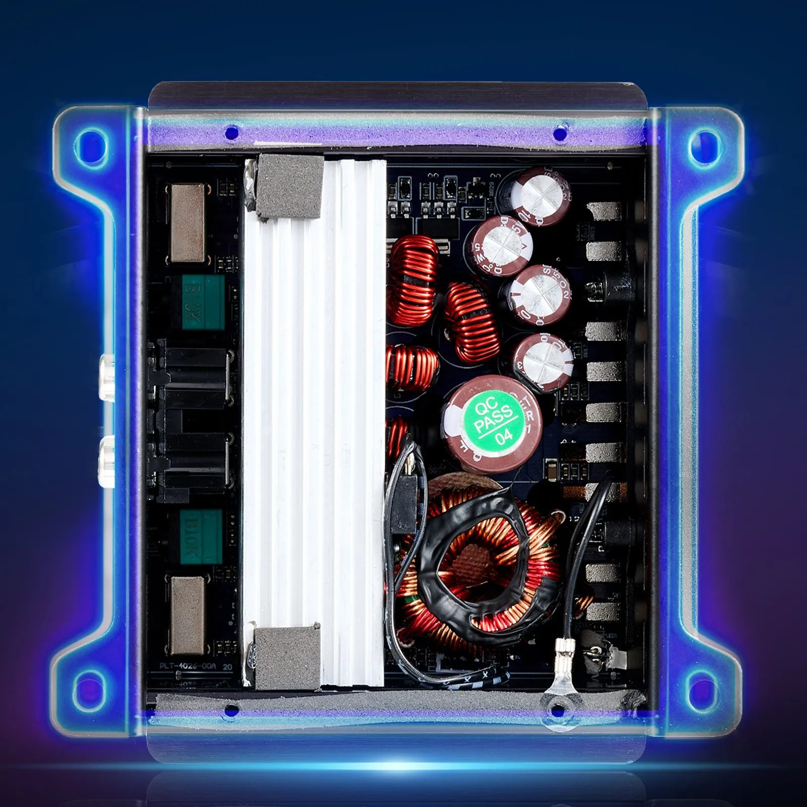 Amplificator audio auto, amplificator auto cu 4 canale, amplificator stereo multicanal clasa D, max. 4 x 110W la 4 ohmi / 4 x 160W la 2 ohmi, putere mare, pentru SUV-uri, camionete și vehicule off-roa [2]