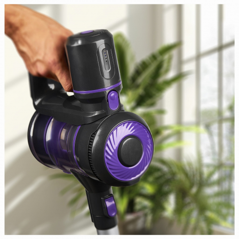 Aspirator vertical fără fir 0.8L – puternic, ușor și silențios [6]
