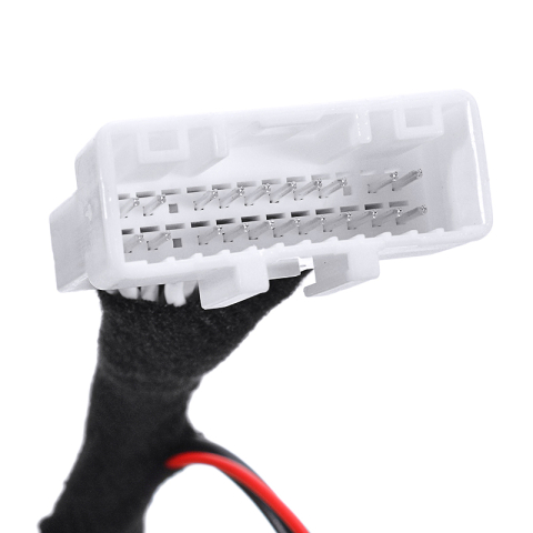 Cablu Adaptor Cameră Marșarier RCA la 24 Pini pentru Dacia Logan, Duster, Sandero și Renault, Plug & Play [1]