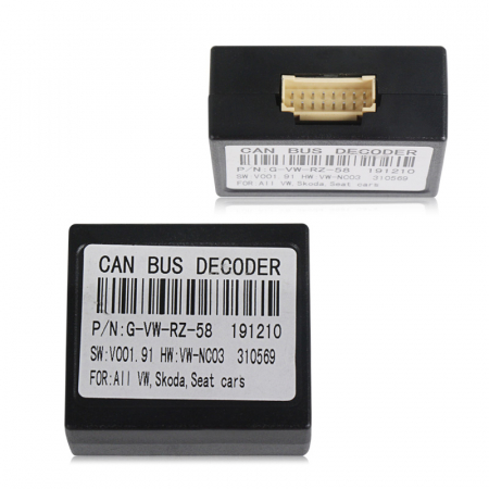 Cablu adaptor si Canbus mufa conector Quadlock la ISO 16 pini si pentru android compatibil VW Skoda Seat [1]