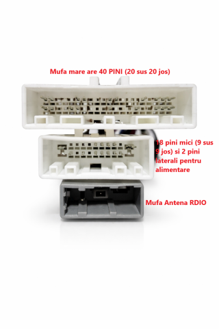 Cablu Adaptor Navigație Android Nissan (2019-2025) | Qashqai, X-Trail, Juke | Preluare Cameră 360° & Amplificator | Canbus Inclus [1]