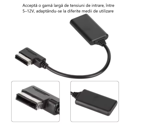 Cablu Audio Bluetooth 5.0 AUX pentru Audi AMI MMI MDI – Interfață Muzică Auto [2]