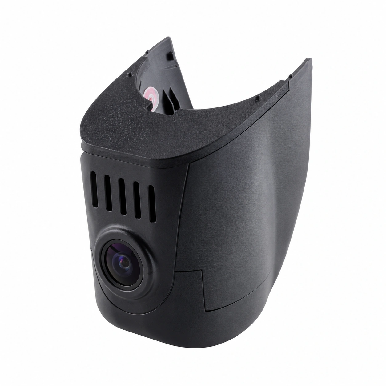 Camere DVR Audi - Cameră auto DVR 4K față + 1080p spate, Wi-Fi, compatibilă Audi A4L / A6L / A8 / A8L / Q5 / Q7 / TT – cameră frontală neagră pe fundal alb