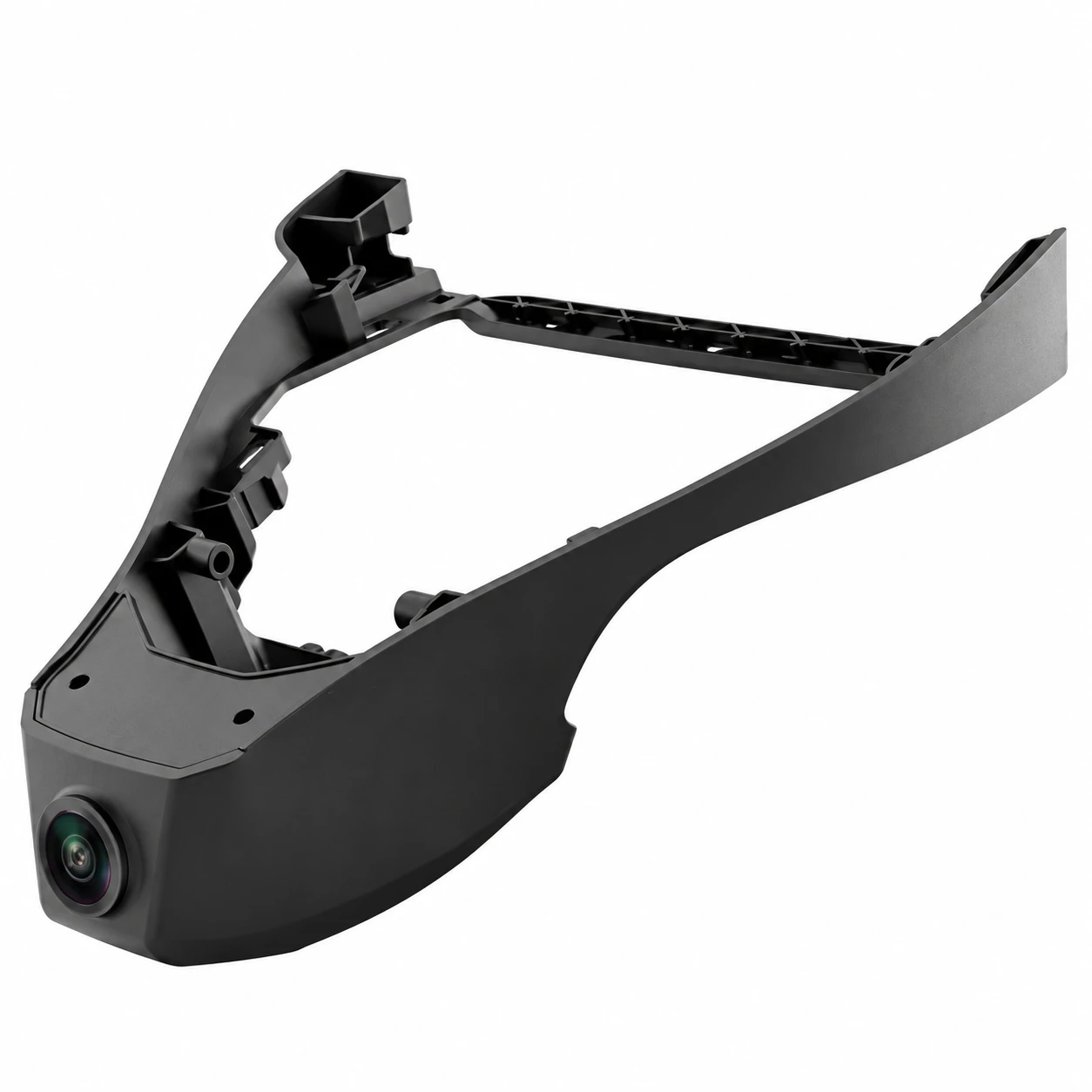 Camere DVR Audi - Cameră frontală neagră pe fundal alb, carcasă 6303 pentru Audi Q4 / Q5 e-tron și Volkswagen ID.4 X / ID.6 X