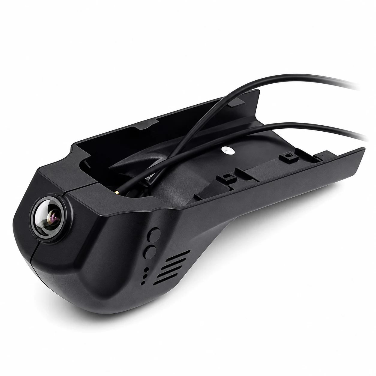 Camere DVR BMW - Camera auto DVR neagră pentru BMW Seria 1 / 3 / 4 / 5 / X3 / X4 / X5 2013–2021, vedere produs pe fundal alb