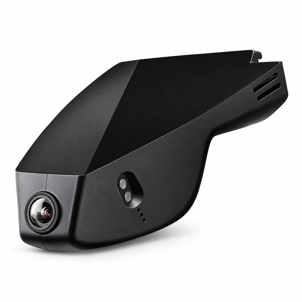 Camere DVR BMW - Camera auto DVR neagră pentru BMW Seria 3 / 4 / X5 / X7 / i3 / M2 2019–2023, vedere produs pe fundal alb