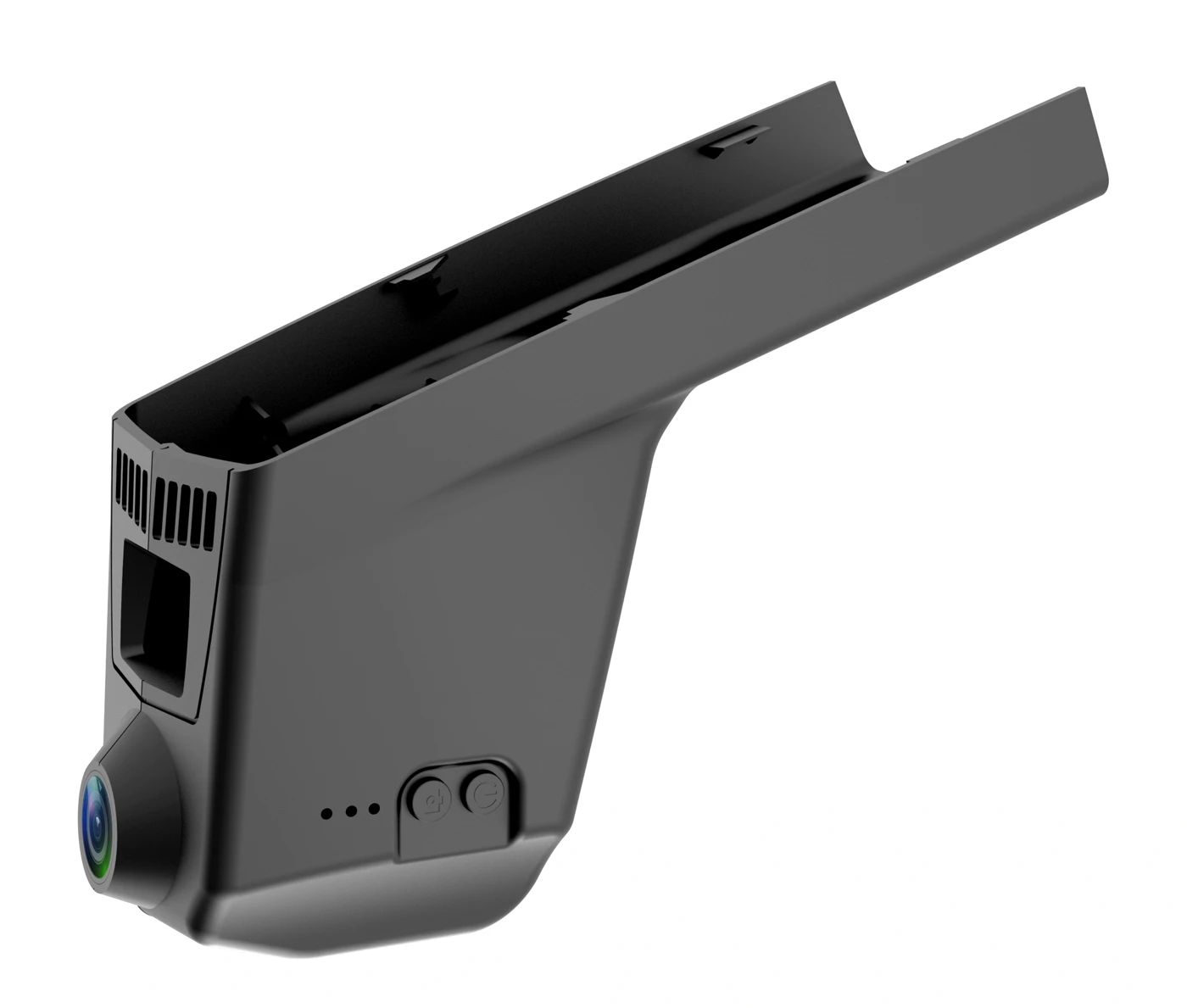 Camere DVR BMW - Camera auto DVR neagră pentru BMW X5 / X6 / Seria 3 / Seria 2 / M2 2017, High Version, vedere produs pe fundal alb