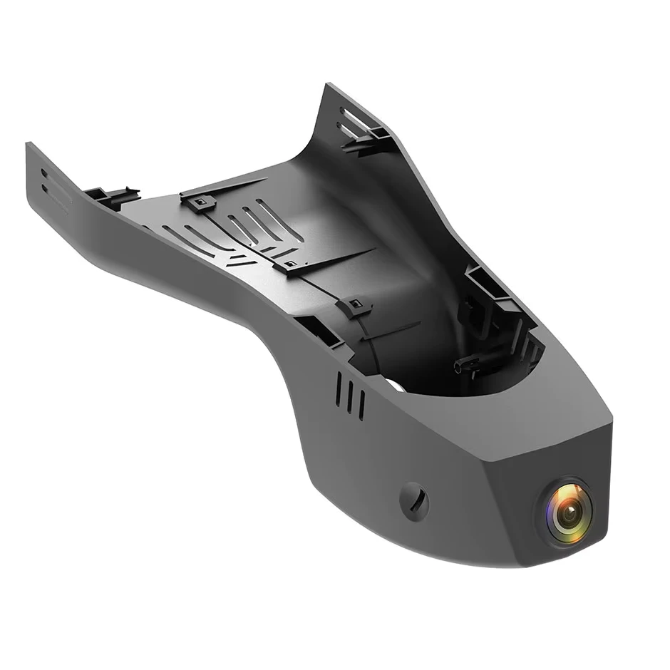 Camere DVR BMW - Camera auto DVR neagră pentru BMW X6 2020, Mid/Low Version, vedere produs pe fundal alb