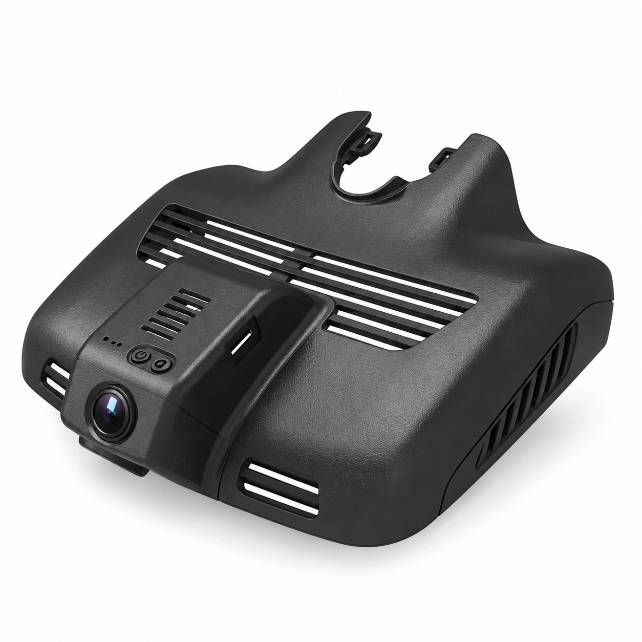 Camere DVR Mercedes-Benz - Cameră frontală Mercedes-Benz C-Class C300 / GLC / GLC300, negru pe fundal alb