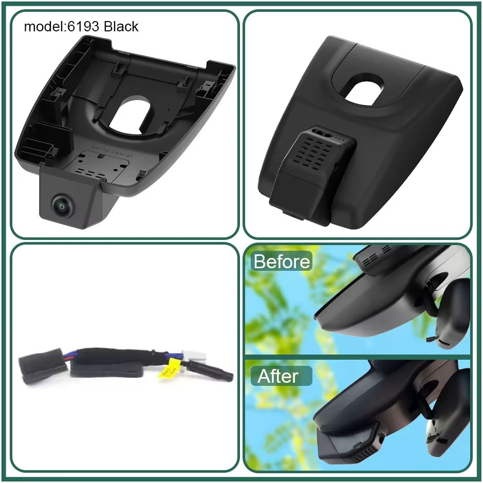 Cameră frontală Toyota RAV4, carcasă 6193, negru pe fundal alb [1]