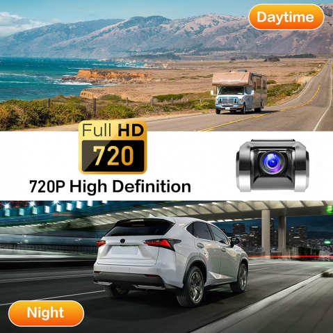 Cameră Auto DVR Compactă cu Înregistrare Full HD 720P, Design Discret și Funcții Inteligente – Compatibilă Android [10]