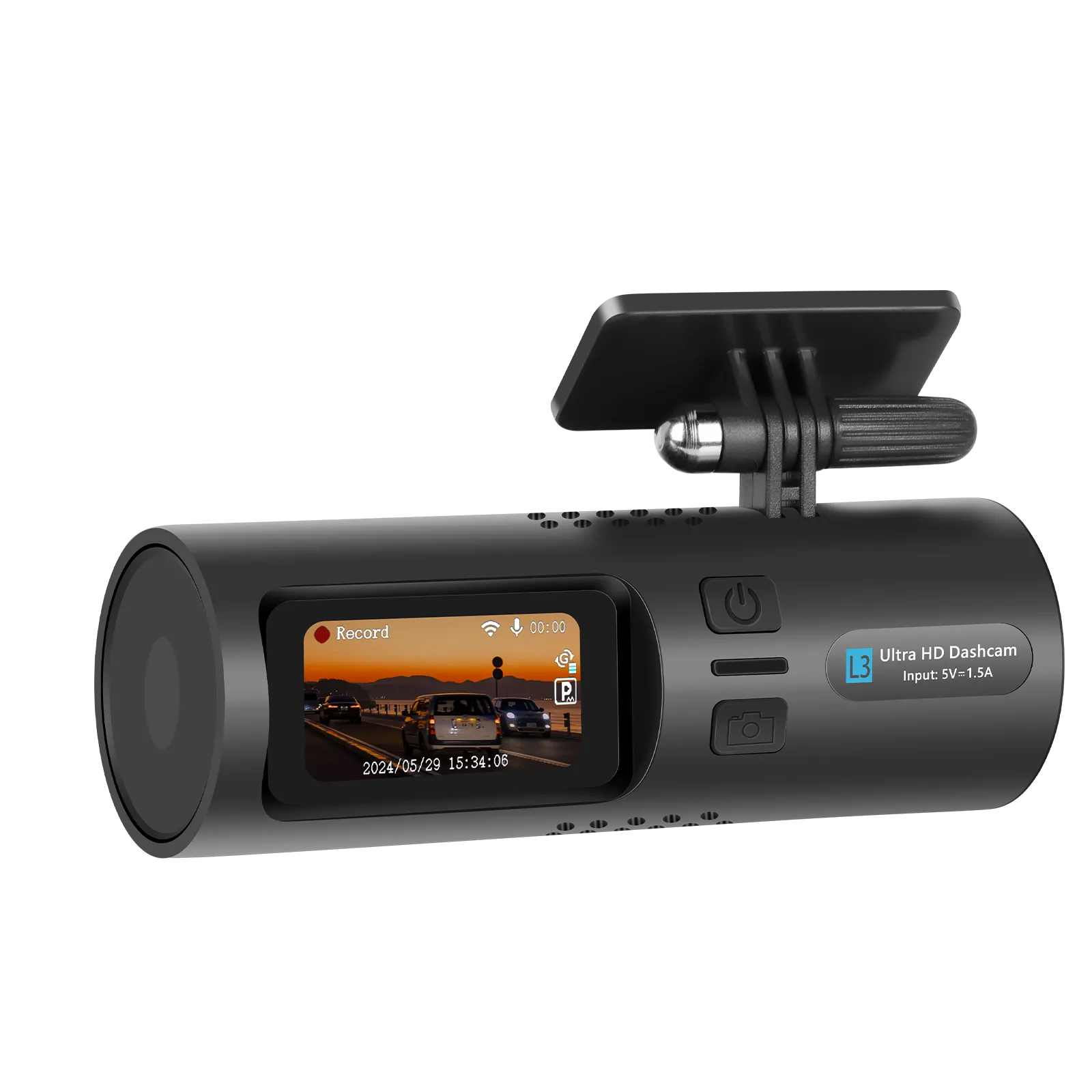 Camera Trafic DVR - Camera Auto DVR cu WiFi, 2K, G-Senzor, 150° unghi vizual, WDR, Mod Parcare, inregistrare Loop, cu aplicatie pe telefon