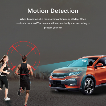 Camera Auto DVR, filmare interior exterior, Full HD 1080P, monitorizare parcare, ecran 3 inch [15]