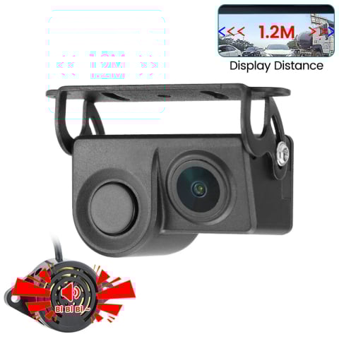 Camera Marsarier - Cameră Auto Marșarier 720P cu Senzor Ultrasonic și Vedere Nocturnă – Unghi Larg, Rezistentă la Apă