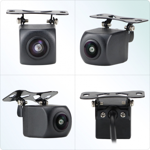 Camera Marsarier - Cameră auto marșarier ADAS cu AI, AHD 1080p, Unghi 155°, avertizare vocală și pe ecran, impermeabilă IP68, sistem PAL