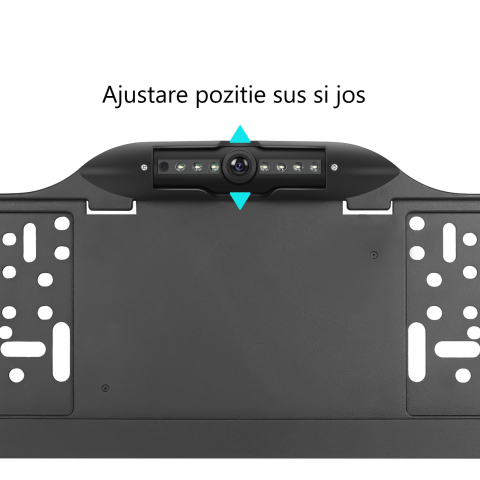 Camera Auto pentru Marsarier cu suport de numar, 170 grade, Night Vision IP67 Waterproof 720P/1080P/CVBS OEM [10]