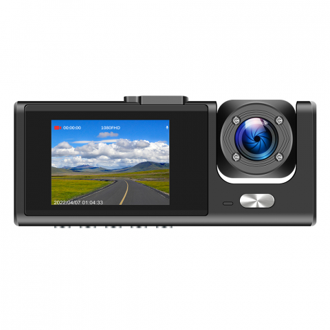 Camera de Bord DVR, 1080 FHD, camera dubla, interior exterior, unghi 150° grade Viziune nocturna [1]