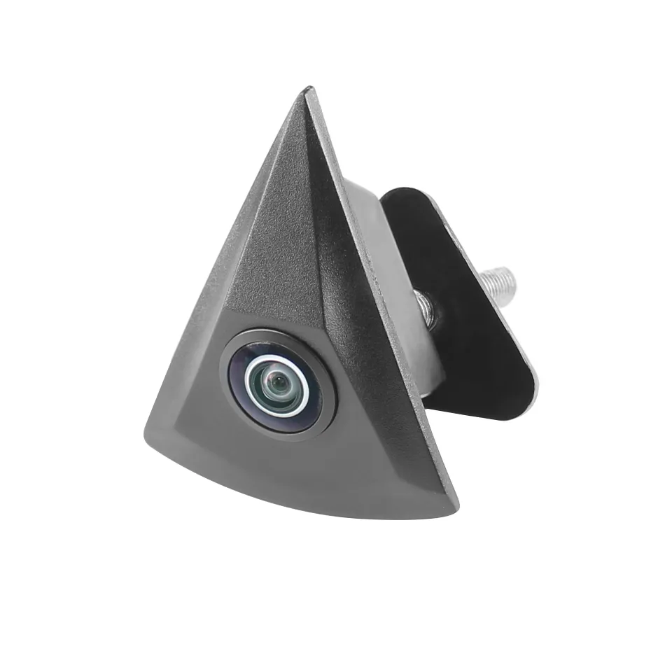 Camera frontala - Cameră frontală AHD dedicată Volkswagen, montaj OEM în siglă, unghi 170°, rezistentă la apă și șocuri (IP68), compatibilă cu unități multimedia RCA