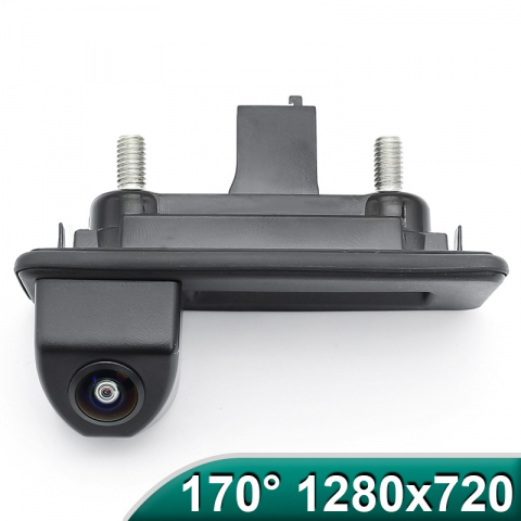 Camera Marsarier - Camera marasarier AHD 1080p, unghi larg de 170° dedicata cu Starlight Nightvision pentru Skoda Octavia, Rapid, Fabia, Superb, Yeti, Roomster