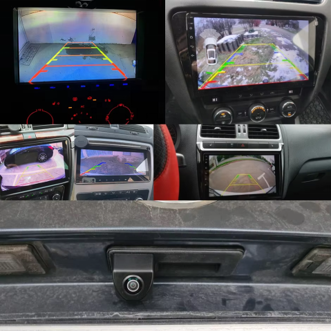 Camera Marsarier AHD 1080P HD pentru Skoda Fabia, Yeti, Superb, Roomster (2010-2016) și Audi A1 A3 (2012-2015) Night Vision, Unghi 170°, IP68 [2]