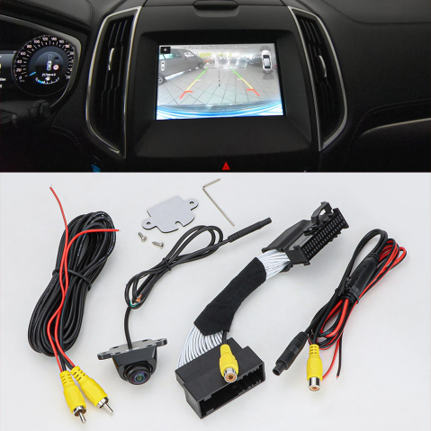 Camera Marsarier - Camera marsarier, dedicata Ford EcoSport (2018-2022), SYNC3-conectare Plug&Play OEM Style 720P AHD, unghi larg de 170 grade