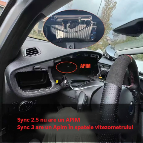 Camera marsarier dedicata Ford Transit MK8 C54 (2018-2024), AHD 720P Night Vision OEM FIT [5]