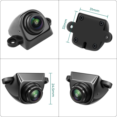 Camera marsarier, dedicata Toyota HILUX (2020-2024), conectare Plug&Play OEM Style 720P AHD, unghi larg de 170 grade [2]