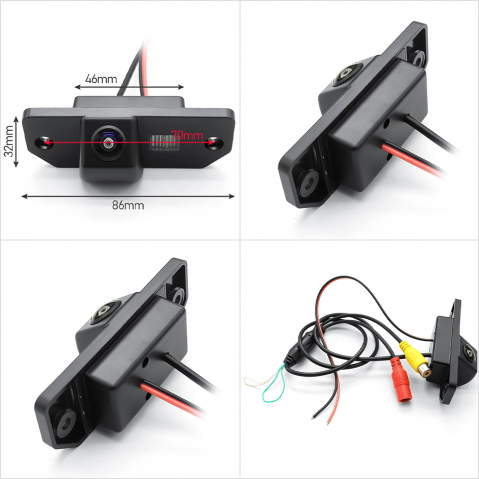 Cameră Marșarier AHD 720P unghi 170°, pentru Ford Focus 2 Sedan 2005-2011, C-Max, Mondeo [10]