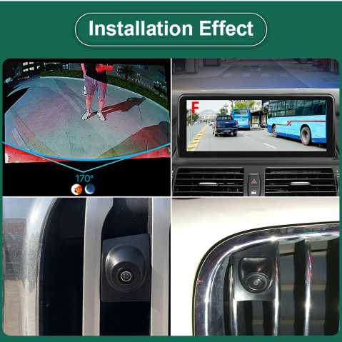 Cameră față auto 1080P AHD, Unghi 170 grade, pentru BMW E60, F30, F10, E46, E39 X5 E53, E70 X3 E83, F25 F11, E90, E92, F31, E82, E61 X1 E84, F48 [3]