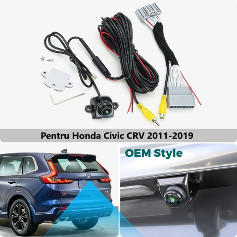 Camera marsarier HD,dedicata Honda Civic CRV (2011-2019),integrare OEM,vedere nocturna,unghi larg [1]