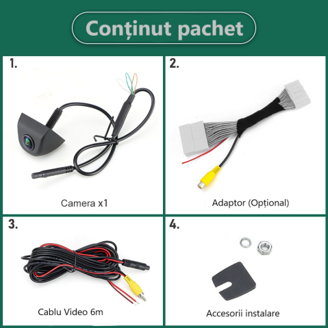 Camera marsarier HD,dedicata Renault Zoe BFM (2012 - 2020),integrare OEM,vedere nocturna,unghi larg [3]