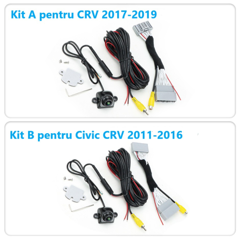 Camera marsarier HD,dedicata Honda Civic CRV (2011-2019),integrare OEM,vedere nocturna,unghi larg [3]