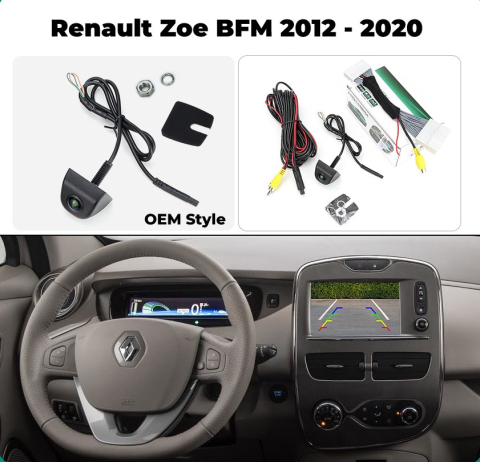 Camera marsarier HD,dedicata Renault Zoe BFM (2012 - 2020),integrare OEM,vedere nocturna,unghi larg [2]