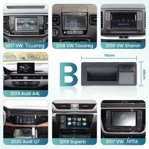 Camera marsarier HD, dedicata Volkswagen/Skoda/Audi MQB (2016-2021), integrare OEM,vedere nocturna,unghi larg [1]