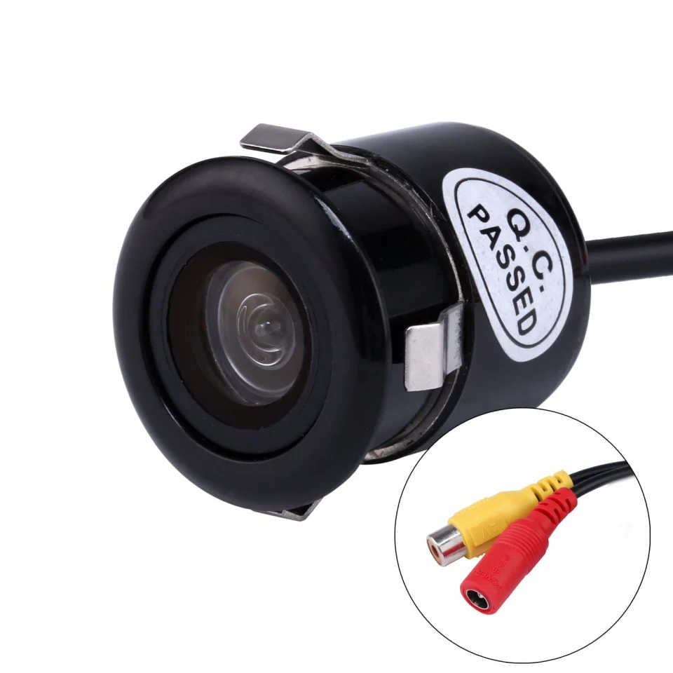 Camera Marsarier - Camera fata/spate, pentru navigatie cu Android, conexiune RCA, rezistenta la apa si praft, night vision, cu suport si freza